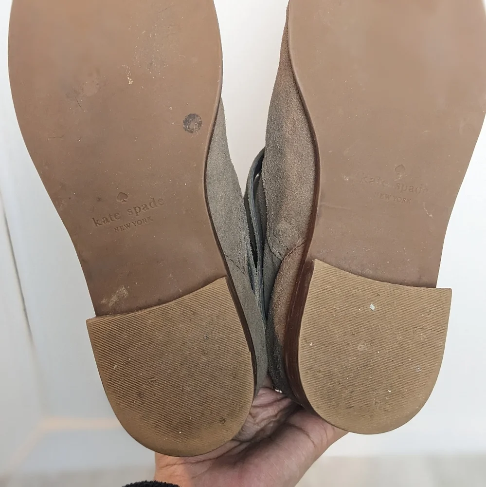 Kate Spade Sabina taupe suede boots - Picture 14 of 16